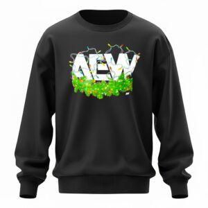 AEW decorated Christmas lights graphic Sweatshirt