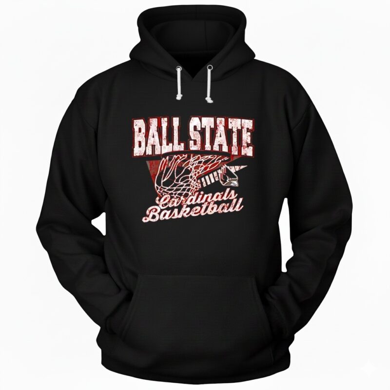 Ball State Basketball logo Hoodie