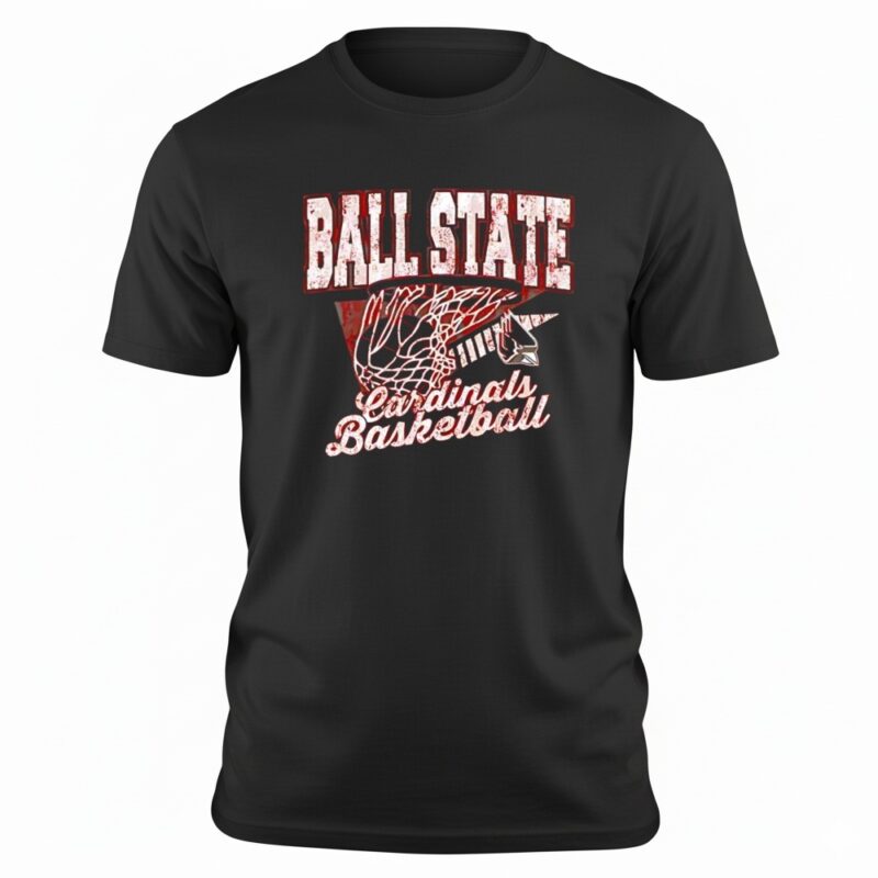 Ball State Basketball logo shirt