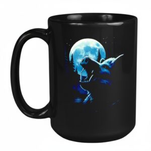 Boar Howling at the Moon Mug