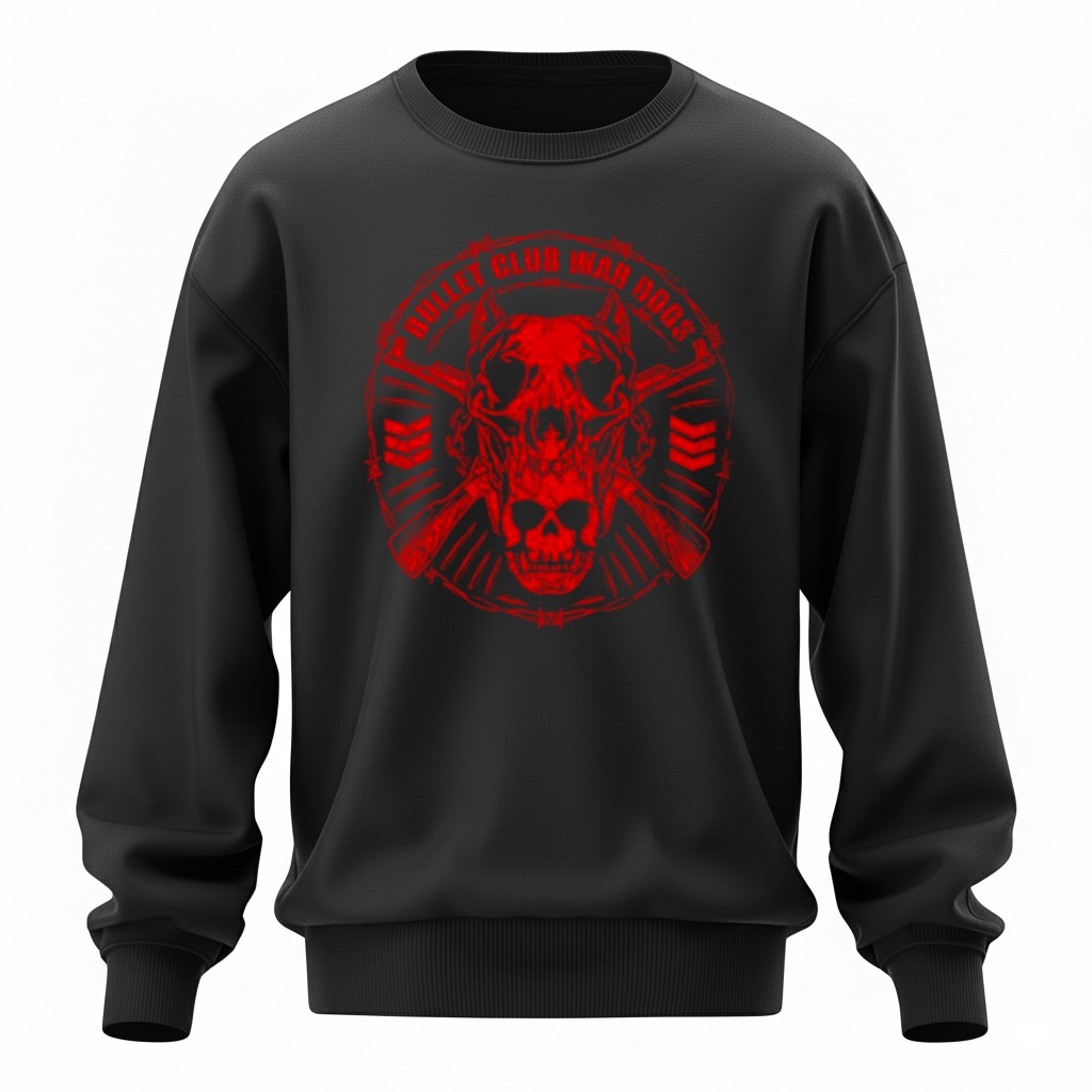 Bullet Club War Dogs Skull Sweatshirt Bullet Club War Dogs Skull Sweatshirt