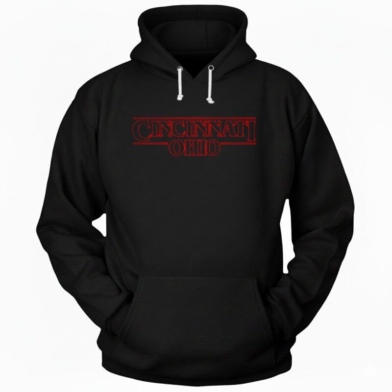 Cincinnati Ohio Stranger graphic Hoodie