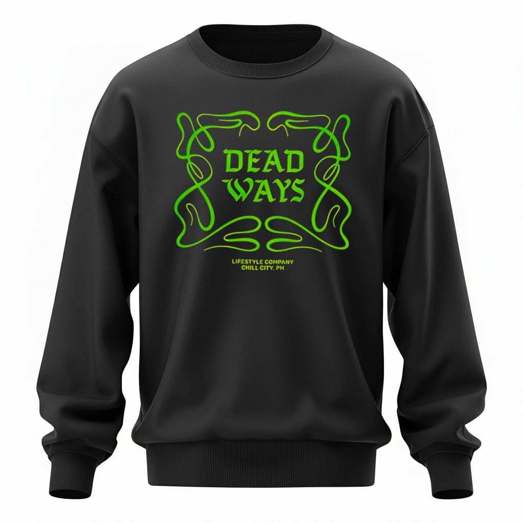 Deadways lifestyle company Chill City PH Sweatshirt Deadways lifestyle company Chill City PH Sweatshirt