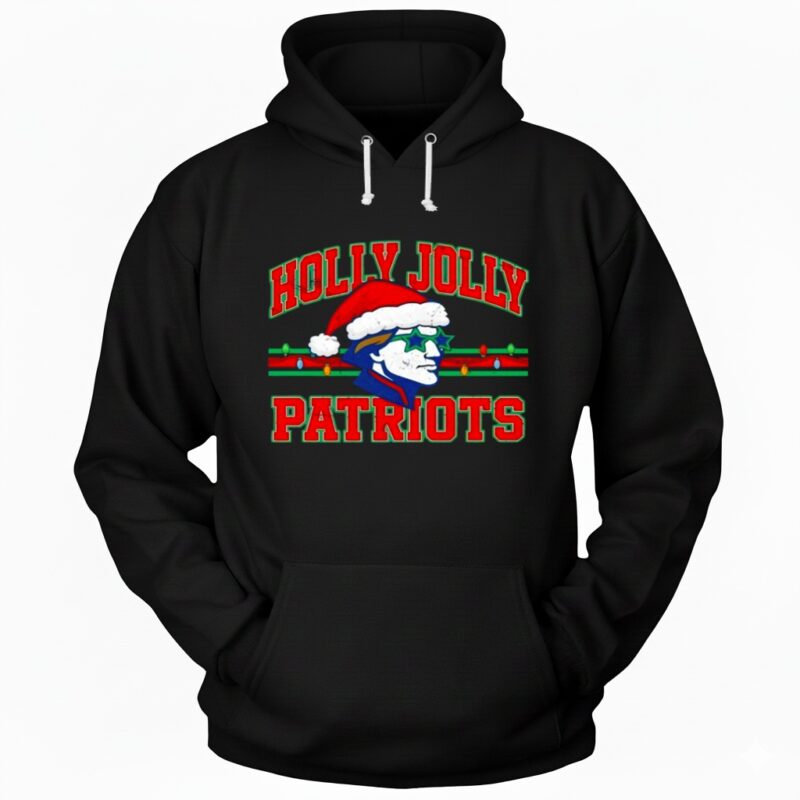 Holly Jolly Patriots Christmas Hoodie