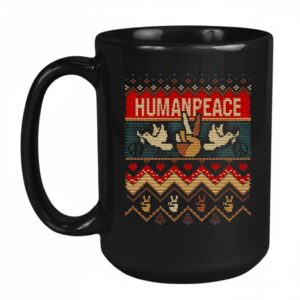 Humanpeace Christmas Mug