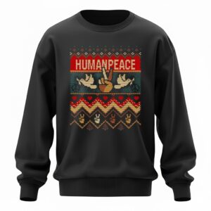 Humanpeace Christmas Sweatshirt