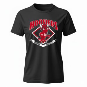 Indiana University Hoosiers Bison mascot Ladies T-Shirt