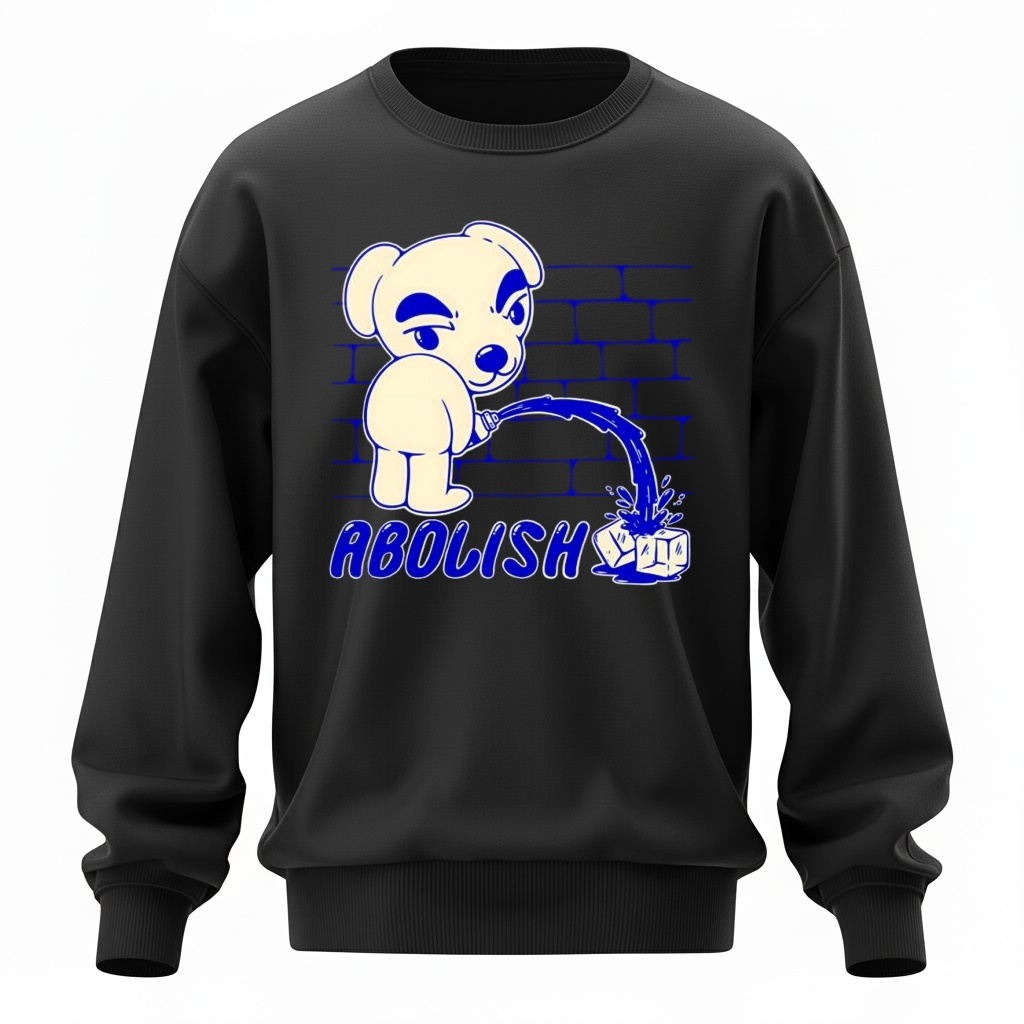 K.K. Slider Animal Crossing character Abolish ICE Sweatshirt K.K. Slider Animal Crossing character Abolish ICE Sweatshirt