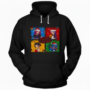 Kpop Demon Hunter Xmas Rumi Mira Zoey Merry Christmas Hoodie