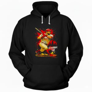 Kyle Schwarber Philadelphia Phillies baseball jersey history 12 Hoodie