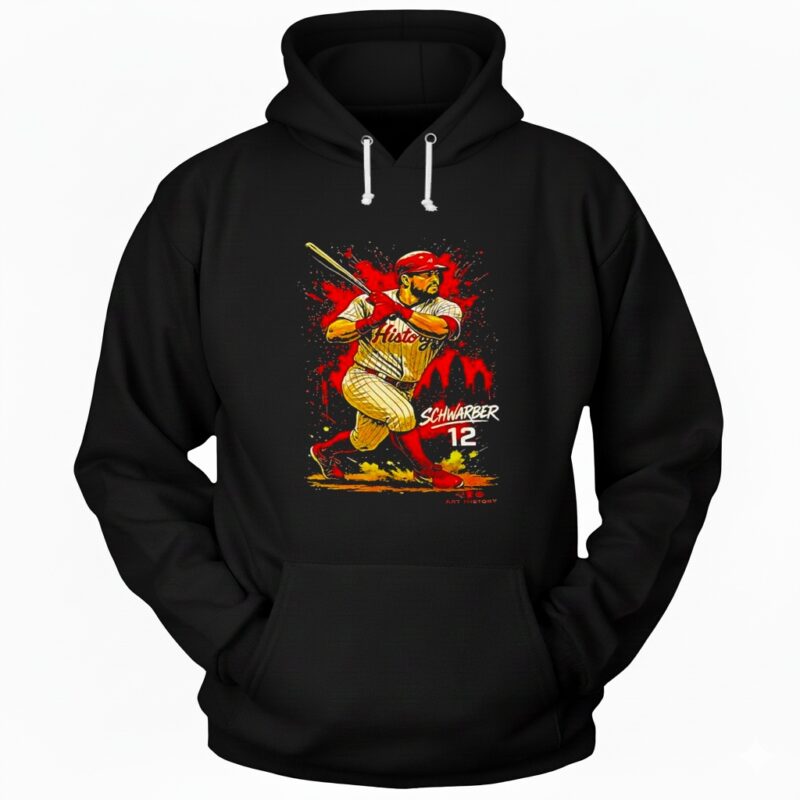 Kyle Schwarber Philadelphia Phillies baseball jersey history 12 Hoodie