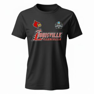 Louisville Cardinals fly high swing hard go Card the Ville mascot Ladies T-Shirt
