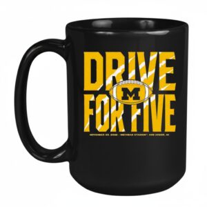 Michigan Drive For Five The Game Mug