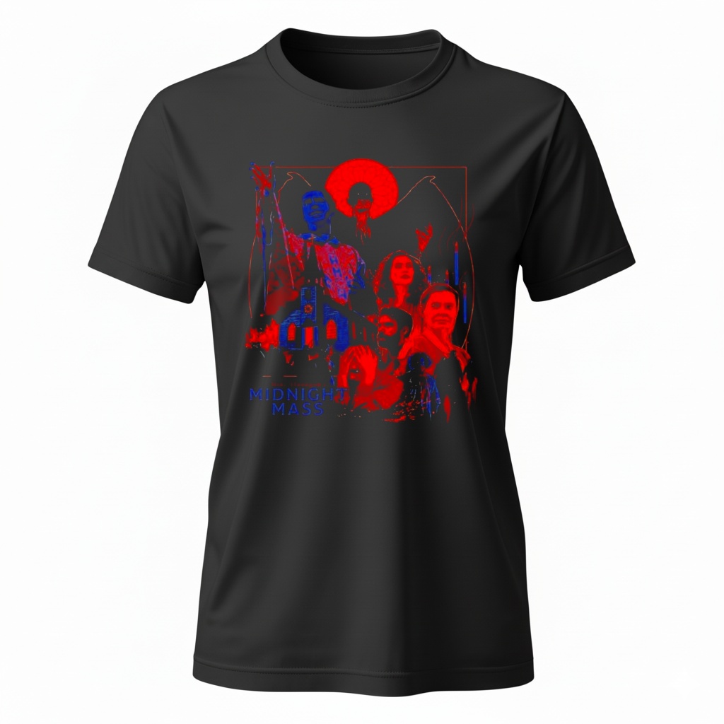 Midnight Mass merchandise horror series Ladies T-Shirt Midnight Mass merchandise horror series Ladies T-Shirt