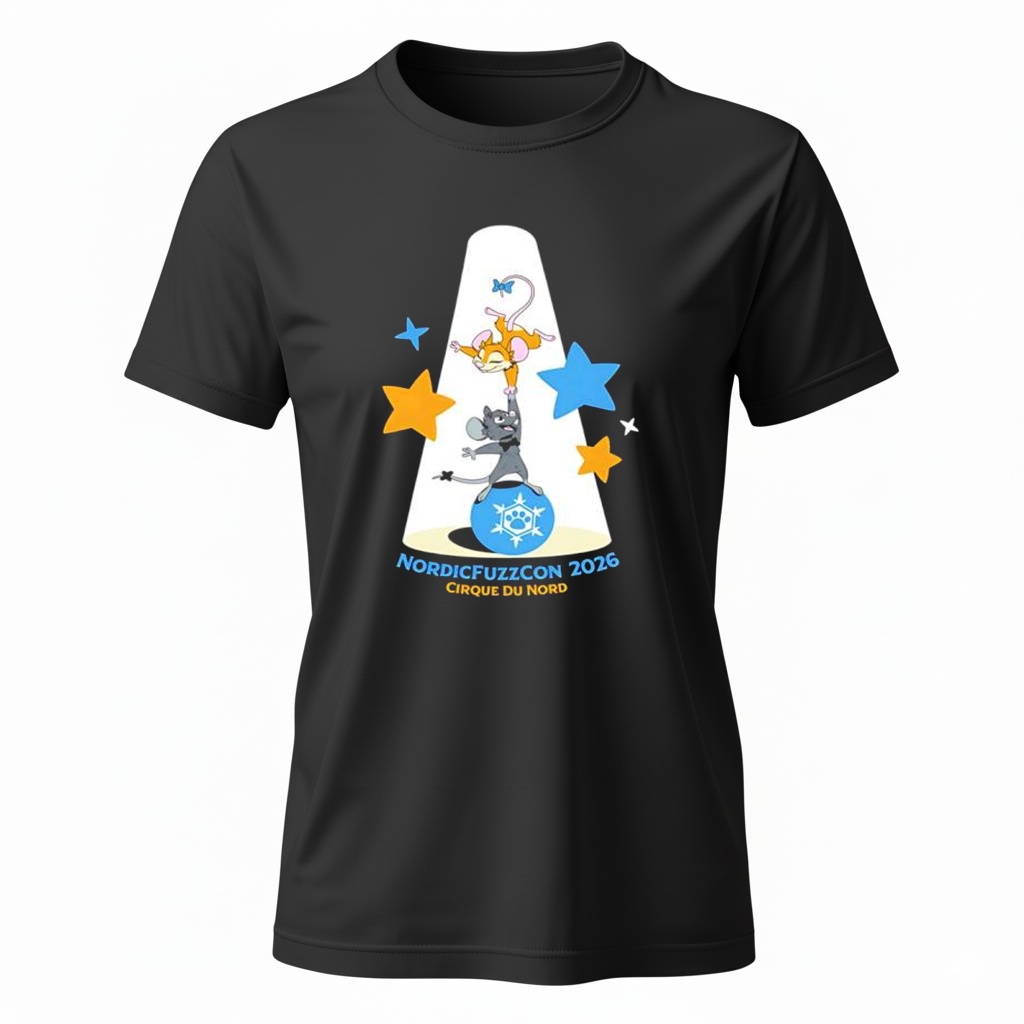 NordicFuzzCon 2026 Cirque du Nord Ladies T-Shirt NordicFuzzCon 2026 Cirque du Nord Ladies T-Shirt