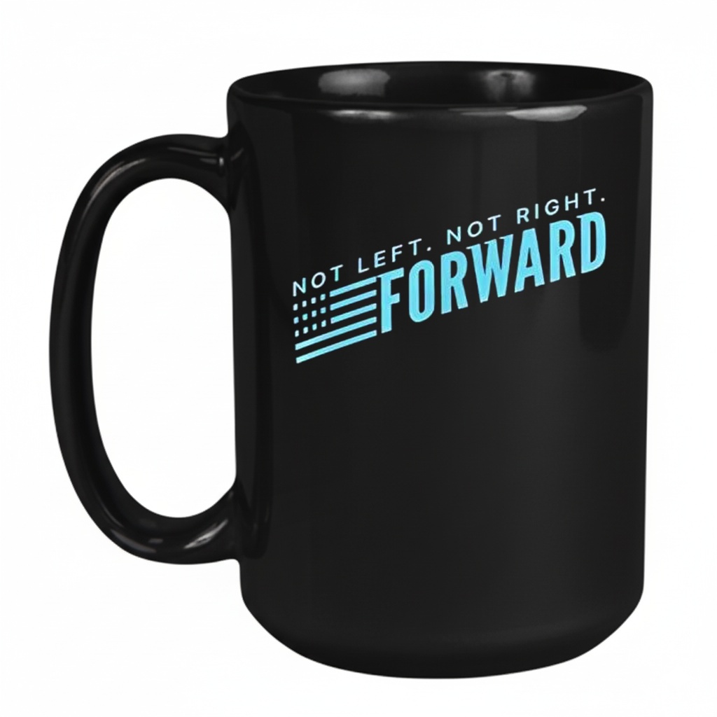 Not Left Not Right Forward Party Mug Not Left Not Right Forward Party Mug