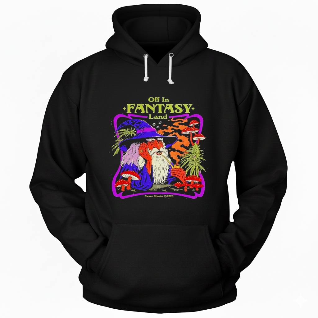 Off In Fantasy Land wizard Hoodie Off In Fantasy Land wizard Hoodie