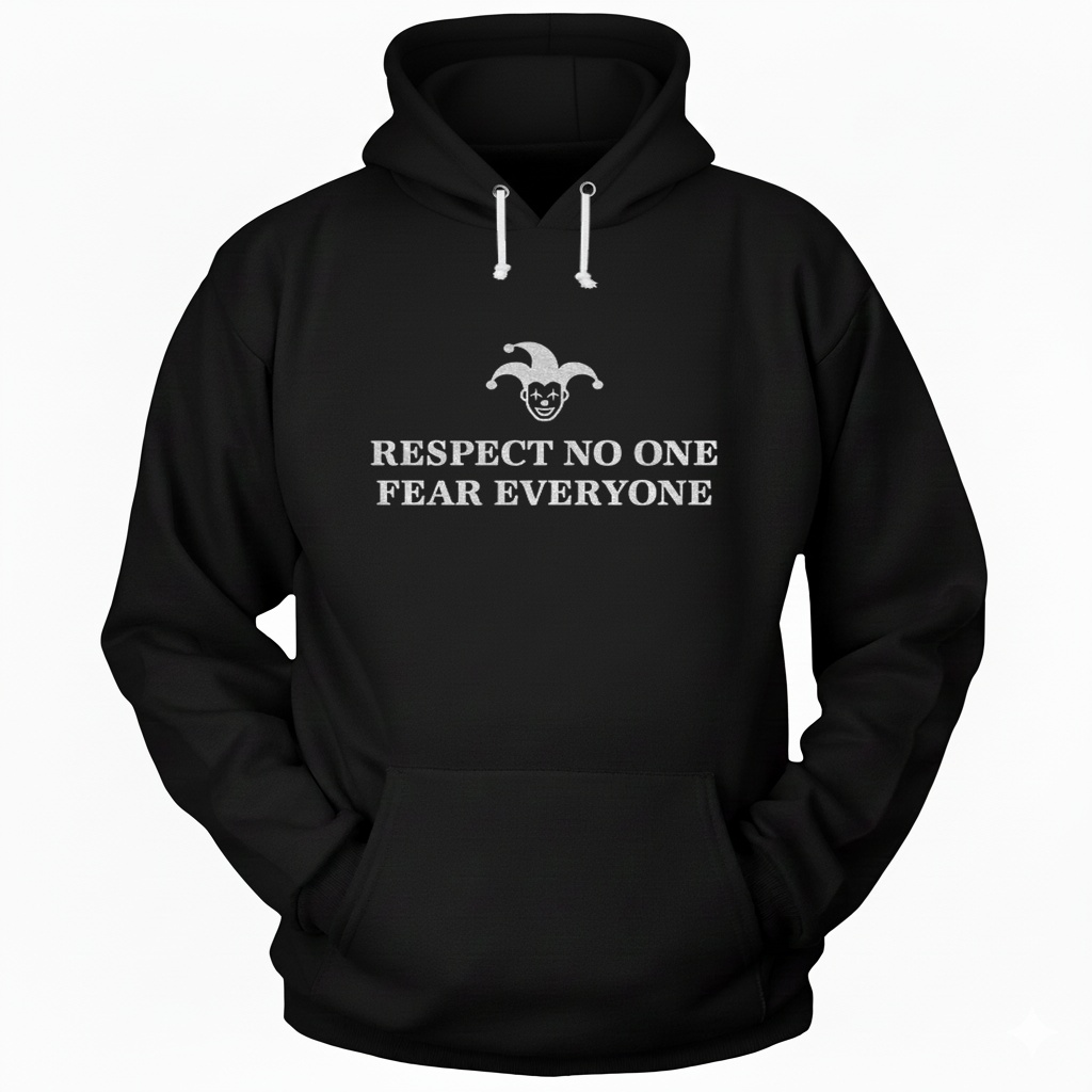 Respect no one fear everyone Hoodie Respect no one fear everyone Hoodie