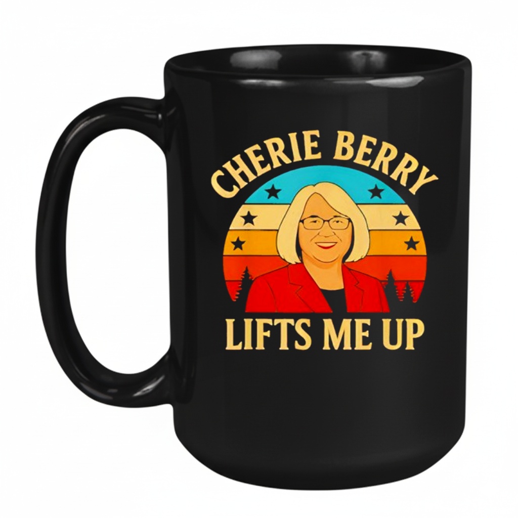 Retro Funny Cherie Berry Lifts Me Mug Retro Funny Cherie Berry Lifts Me Mug