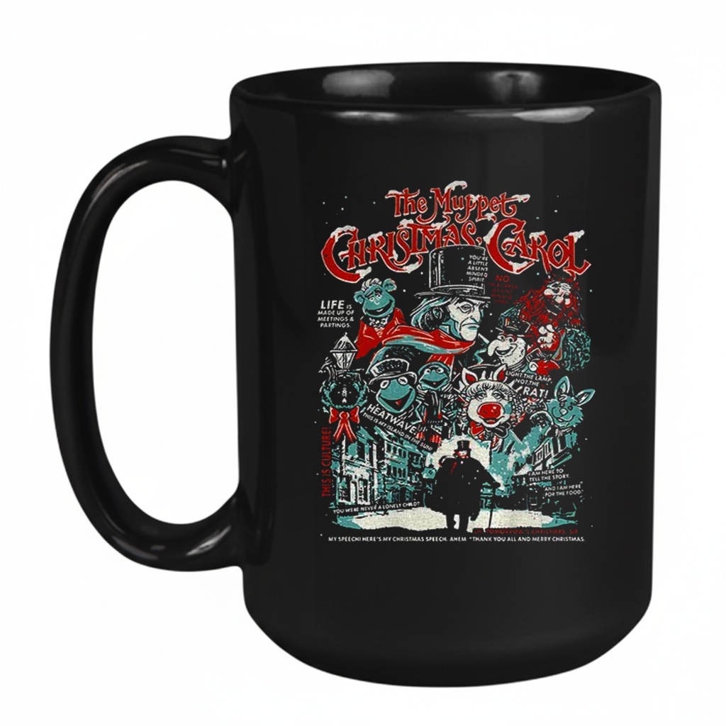 Retro Muppet Christmas Carol 90s Xmas Mug Retro Muppet Christmas Carol 90s Xmas Mug
