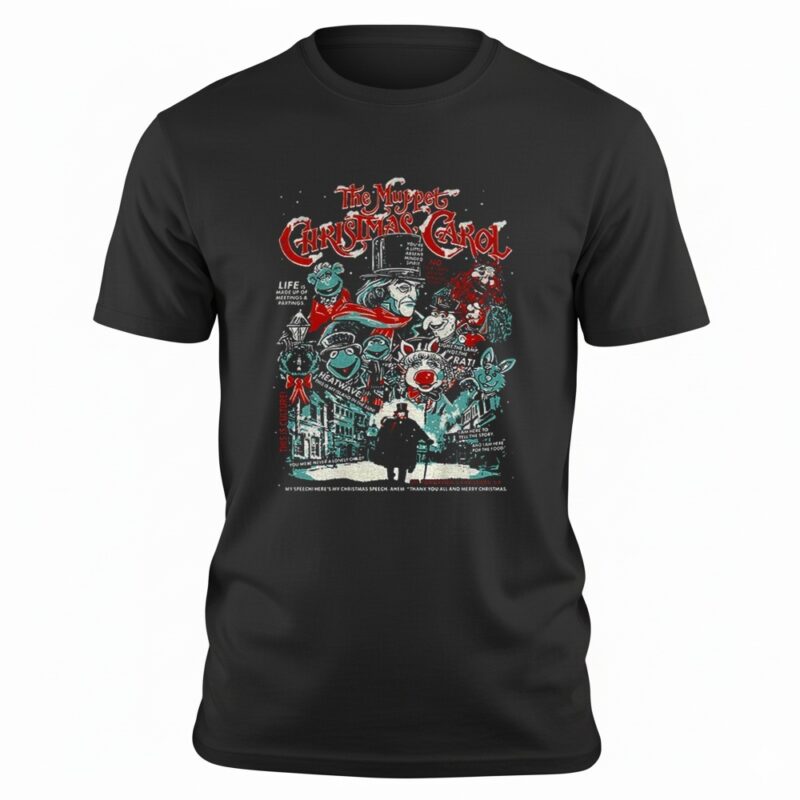 Retro Muppet Christmas Carol 90s Xmas shirt