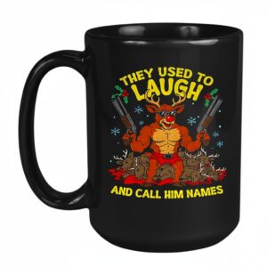 Rudolph the Red-Nosed Reindeer they used to laugh and call him names rudolph Christmas Mug