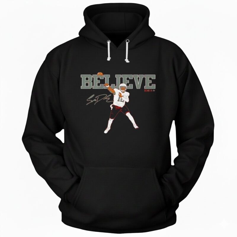 Shedeur Sanders Believe signature player Hoodie