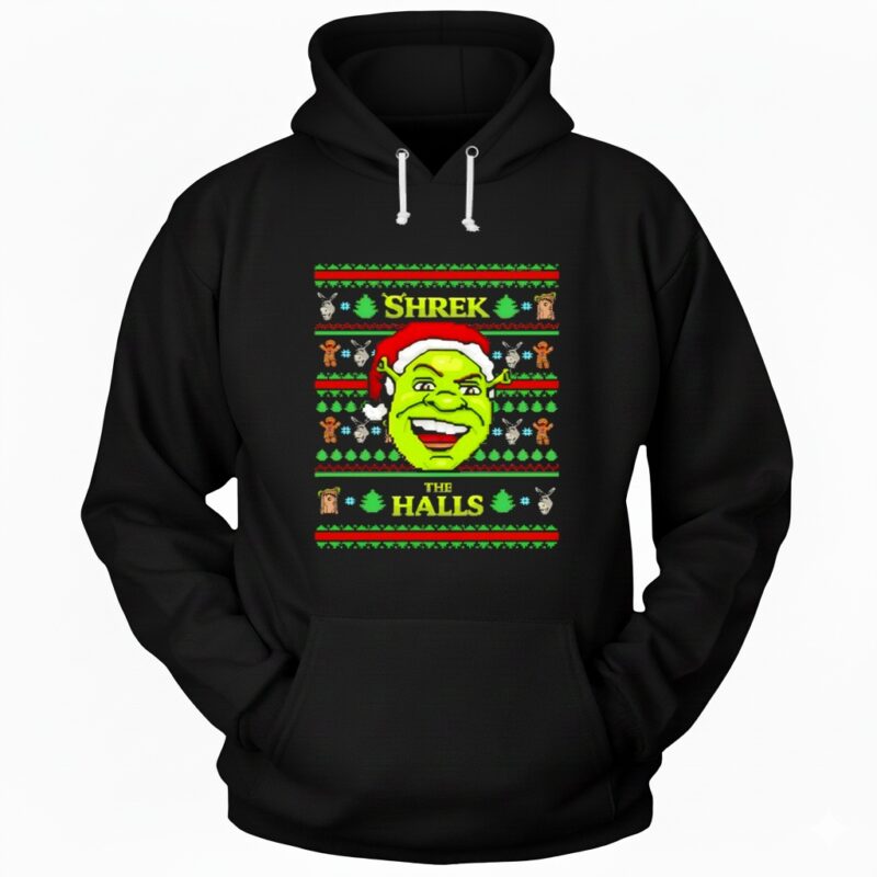Shrek The Halls Christmas Hoodie