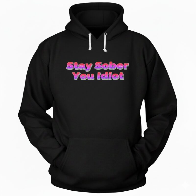 Stay Sober You Idiot Hoodie