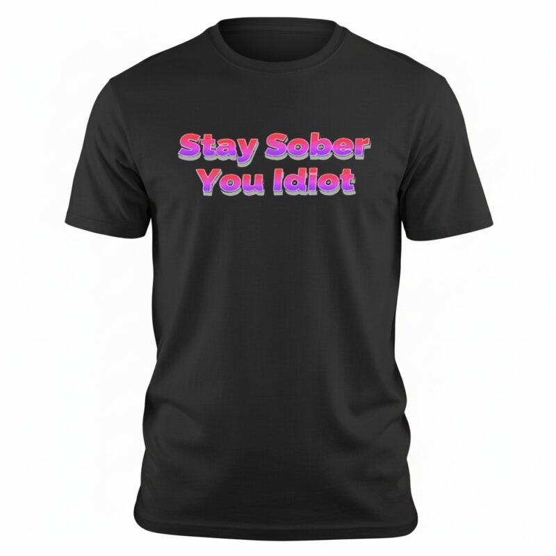 Stay Sober You Idiot shirt Stay Sober You Idiot shirt