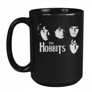 The Hobbits Funny Lord of the Rings Parody Band Mug