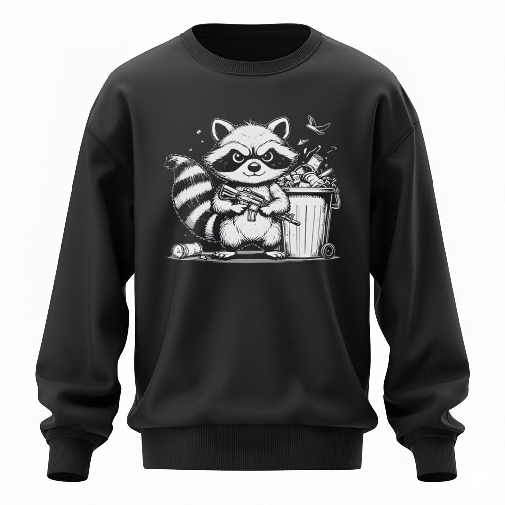 Tiberius the trash panda Sweatshirt Tiberius the trash panda Sweatshirt