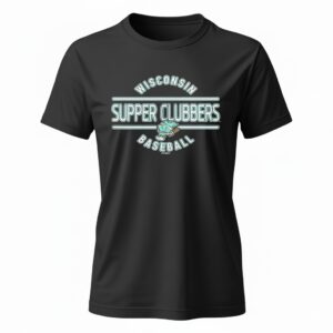 Wisconsin Super Clubbers Grasshopper baseball Ladies T-Shirt
