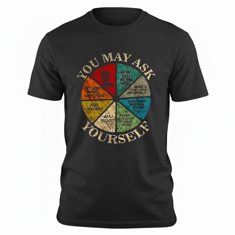 You may ask yourself how did I get here how do I work this where is that large automobile shirt You may ask yourself how did I get here how do I work this where is that large automobile shirt