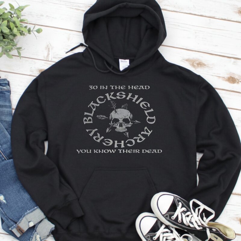 30 in the head you know their dead_Hoodie
