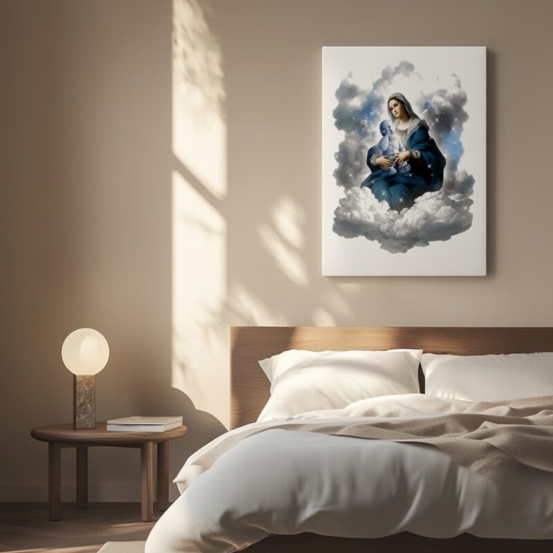 AI Baby Jesus Mary_Canvas