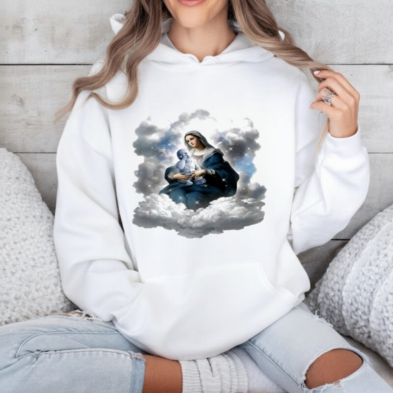 AI Baby Jesus Mary_Hoodie