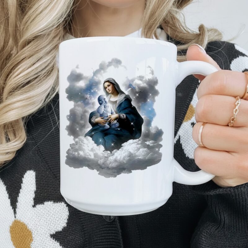 AI Baby Jesus Mary_Mug
