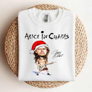 Alice In Chains Christmas signature_Crewneck Sweatshirt