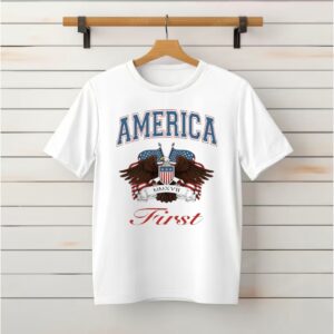 America First Vintage Eagle_Classic T-Shirt