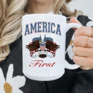 America First Vintage Eagle_Mug