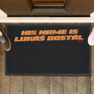 Anaheim Ducks His Name Is Lukas Dostal_Rubber Doormat