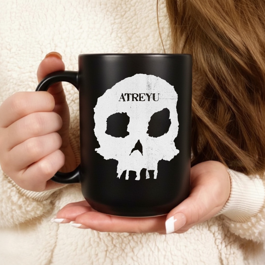 Atreyu Skull_Ceramic Mug Atreyu Skull_Ceramic Mug