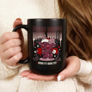 Baddie Squats Kinda Fit Kinda Fat graphic_Ceramic Mug