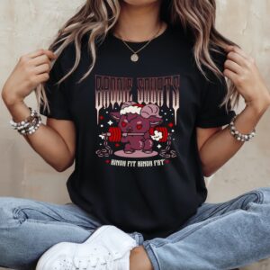 Baddie Squats Kinda Fit Kinda Fat graphic_Ladies T-Shirt