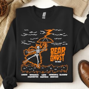 Bear Ghost UK Tour 2025 Skeleton_Crewneck Sweatshirt