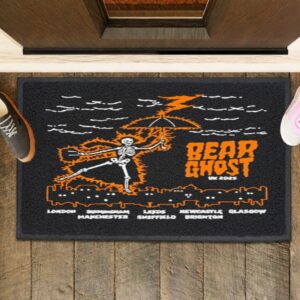 Bear Ghost UK Tour 2025 Skeleton_Rubber Doormat