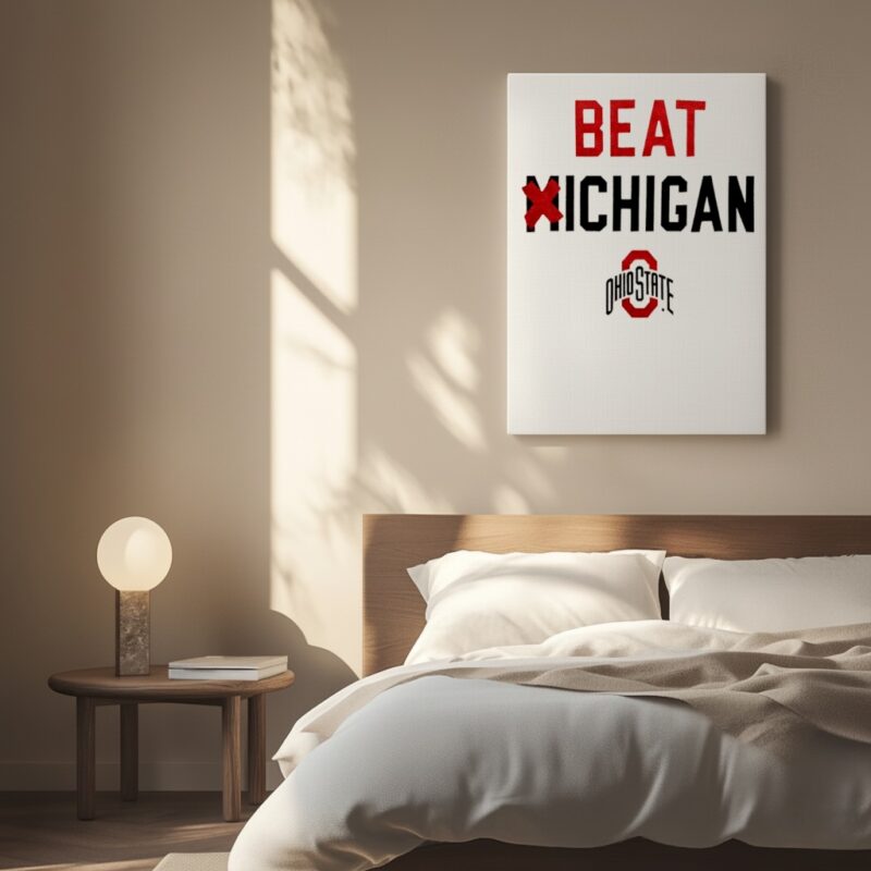 Beat Michigan Ohio State Buckeye_Canvas
