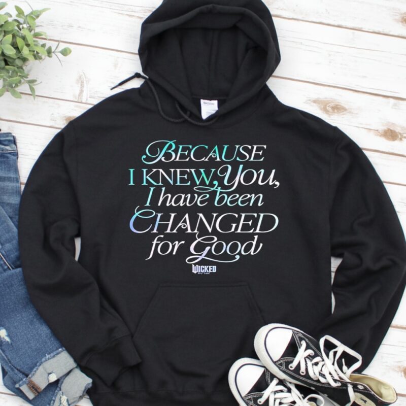 Because I Knew You I Have Been Changed For Good Wicked Movie_Hoodie