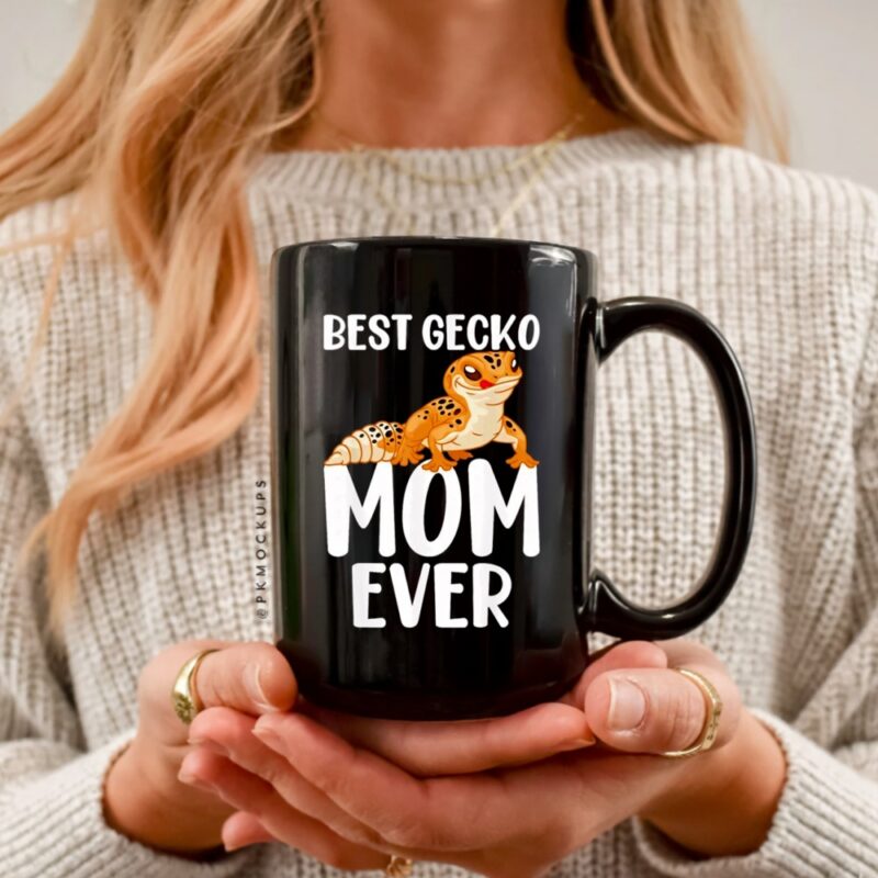 Best Gecko Mom Ever Leopard Lizard Reptile_Ceramic Mug